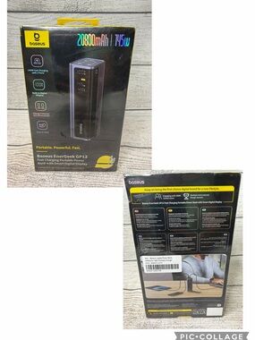 Baseus EnerGeek GP12 20800mAh Fast Charging Power Bank Digital Display New